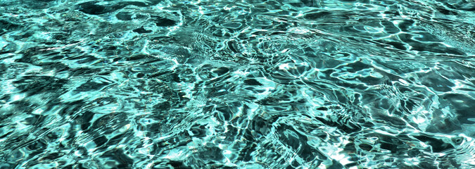 Close-up photo of sea wave , incredible color of ocean clear water, beautiful natural background of sea water, aerial view