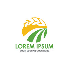 agriculture vector , farming logo vector