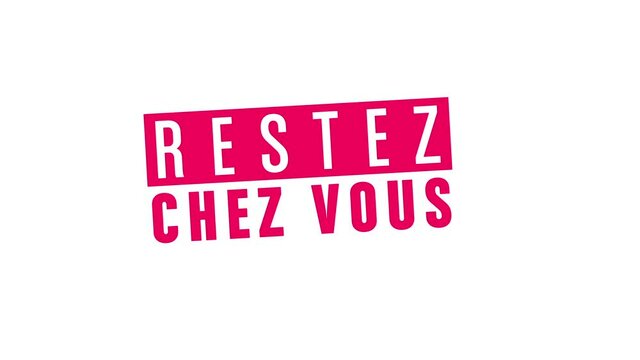 restez chez vous