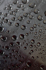 Water droplets in plastic bottle macro background high quality prints