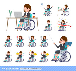flat type business women_wheelchair-business