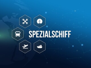 Fototapeta premium Spezialschiff