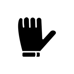 Obraz premium Gloves, American football icon. simple design editable. Design template vector