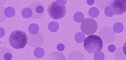 Circle pattern background.Purple shades.