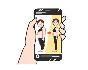 スマホ　ダイエット動画