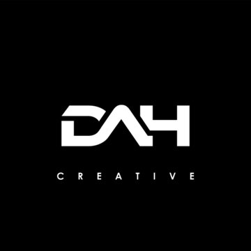 DAH Letter Initial Logo Design Template Vector Illustration