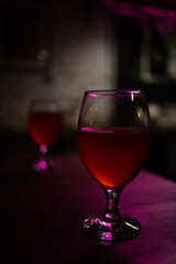 restaurant glass with drink romance alcohol interior