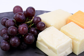 Seedless Grape with Variety Cheeses