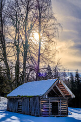 old barn in austria