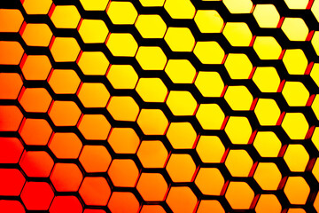 Hexagonal  industrial abstract  background  . Honeycomb concept.