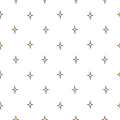 Seamless pattern with stars. It can be used for packaging, wrapping paper, textile and etc.
