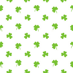 Seamless pattern with clover. It can be used for packaging, wrapping paper, textile and etc.