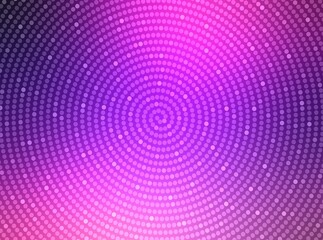 Purple shimmer dots swirl pattern. Festive empty background.