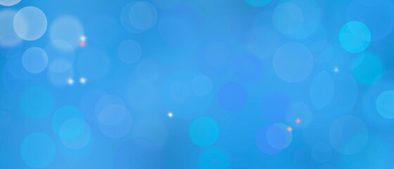 Blue blured background.