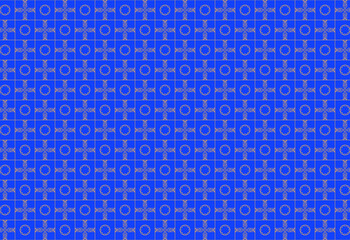 Fototapeta na wymiar A blue pattern vector background pattern