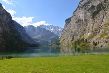 alpine lake in the mountains