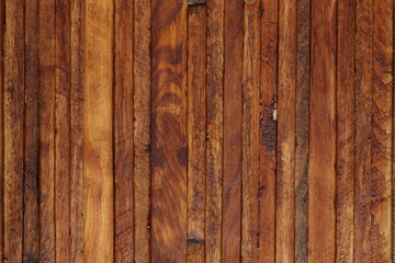Texture of brown pine wood planks.