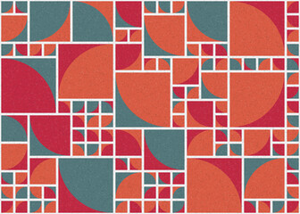 Abstract Geometric Pattern generative computational art illustration