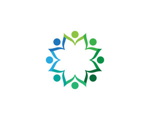 Community people logo  vector