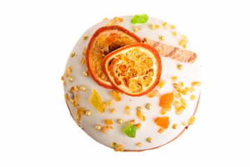 Easter cake with candied fruits