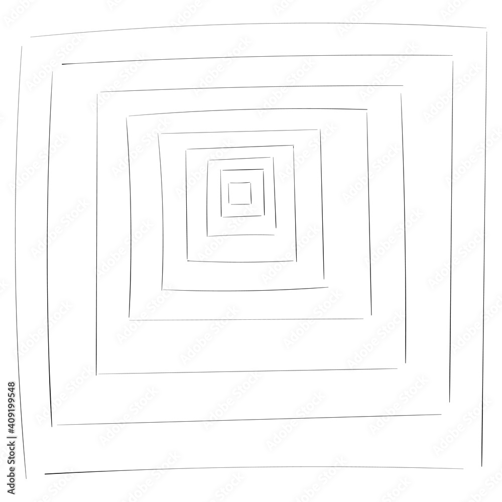 Poster square tonnel background. vector pattern tile.