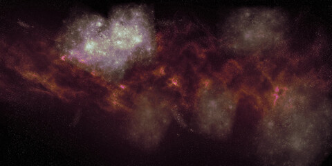 Obraz na płótnie Canvas Space nebula background