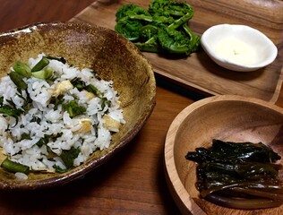 山菜ご飯