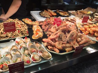 seafood at the market