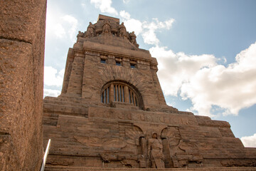 View of the Monument to the Battle of the Nations i