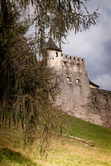 Fototapeta na wymiar The Lubovna Castle (Stara Lubovna) in Slovakia