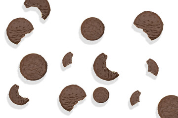 biscotti mangiare biscotto al cioccolato 