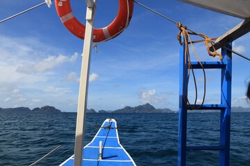 Palawan boat tour in Philippines