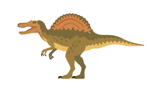 Vector spinosaurus dinosaur