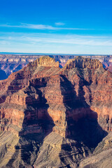 USA, Arizona, Grand Canyon National Park. Helicopter view..