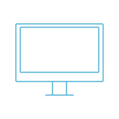 computer desktop line color style icon