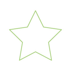 star quality line color style icon