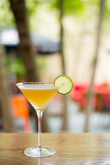 cocktail in the bar