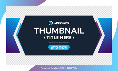 Editable Thumbnail for videos and all social platforms usable in your all videos Editable Premium Vector, Customizable Thumbnails fully customizable