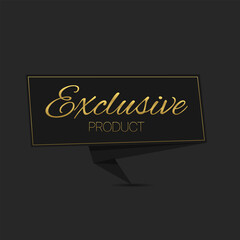 Obraz premium Exclusive quality label template