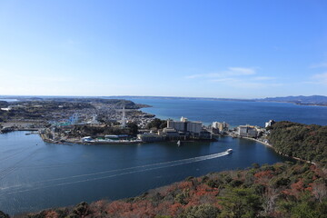 Fototapeta na wymiar 浜名湖　大草山展望台からの眺め　静岡県浜松市