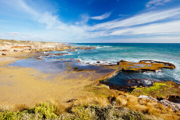 Fototapeta na wymiar Pearses Beach in Blairgowrie Australia