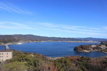 浜名湖　大草山展望台からの眺め　静岡県浜松市