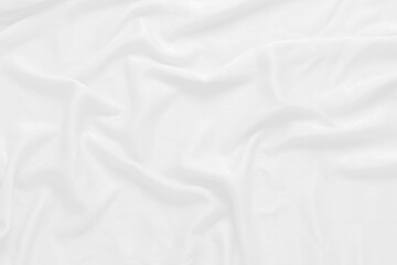 Obraz premium white cloth background soft wrinkled fabric patrem and surface