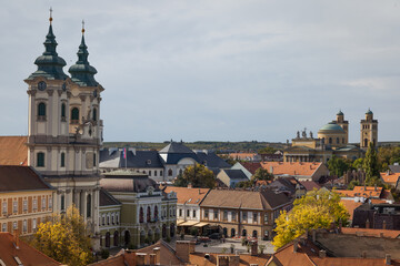 Obraz premium Eger is the second largest city in Northern Hungary