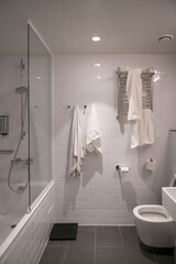 interior with bathroom