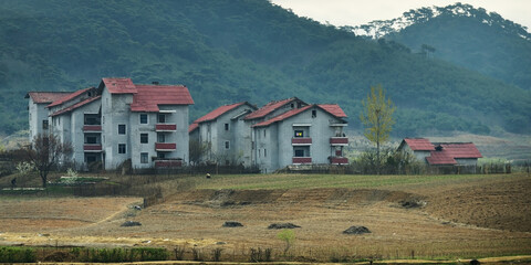 North Korea. Countryside