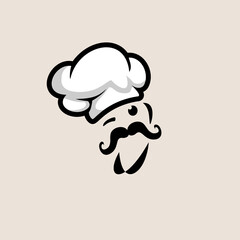 Kitchen Chef Design Logo template