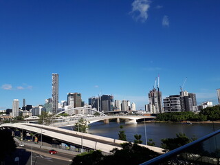 Fototapeta na wymiar Cityscape of Milton, Brisbane, Australia
