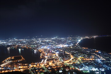 Fototapeta premium 北海道 函館山から見る函館の夜景