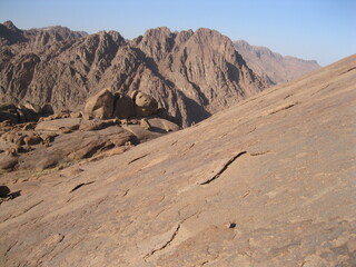 landscape in the desert